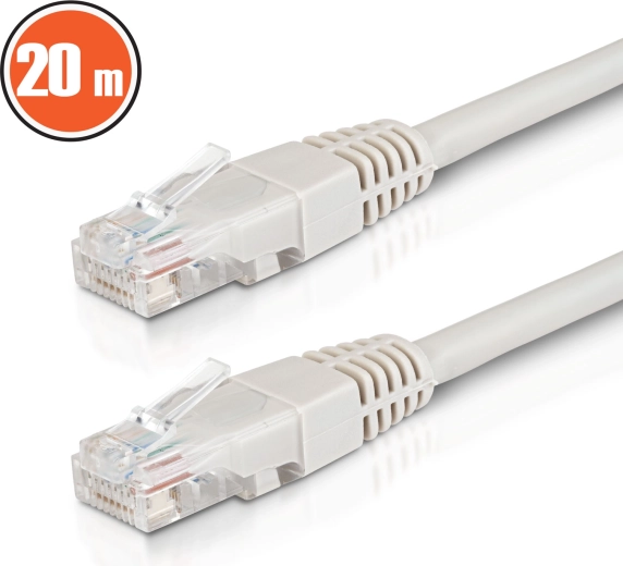 UTP Cat6 CCA-patchkabel 20 m grijs