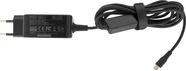 45 W vermogen met USB-C Power Delivery