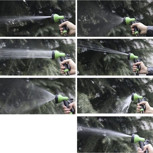 Sproeipistool met 7 functies en complete accessoires