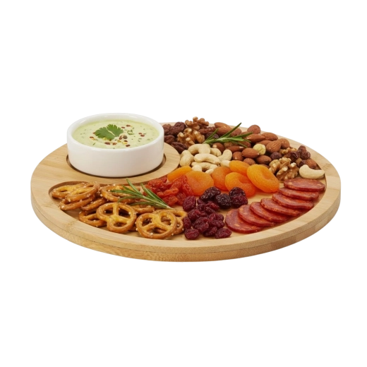 Perfect voor kazen, vleeswaren en groenten