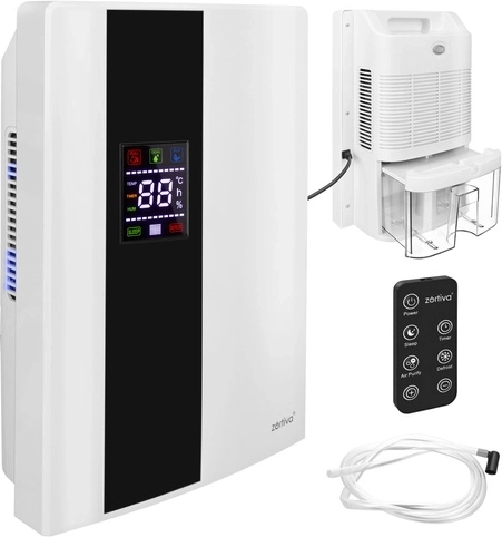 Luchtontvochtiger Zortiva 90 W met hygrostaat, timer en afstandsbediening