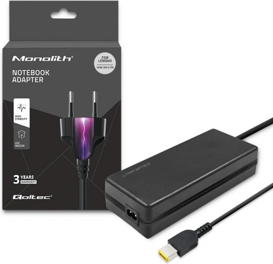 Voedingsadapter voor Lenovo 135W met kabel