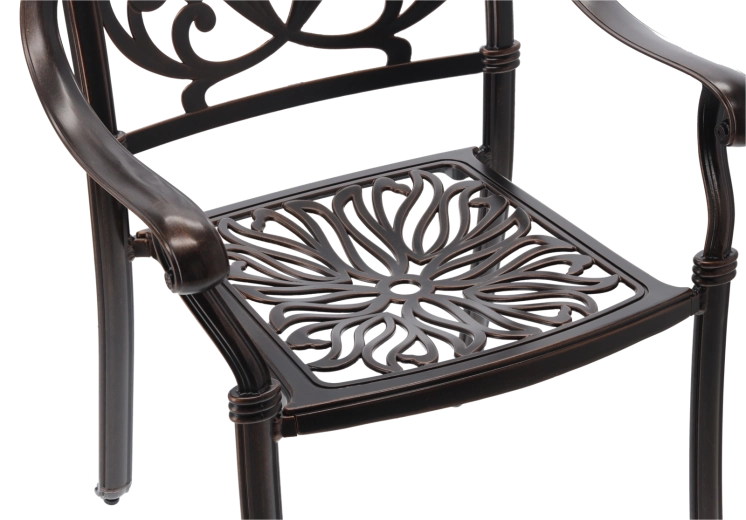 Poedercoating in antiek brons