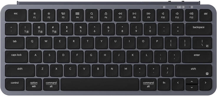 Draadloos ultradun toetsenbord Keychron B1 Pro 2.4G grijs