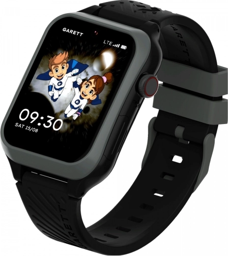 Kinder smartwatch GARETT Essa 2 AI 4G met AMOLED-display