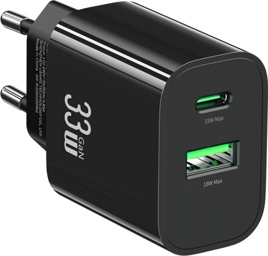 Snel opladen tot 33 W