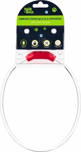 Lichtgevende LED USB-halsband voor hond en kat