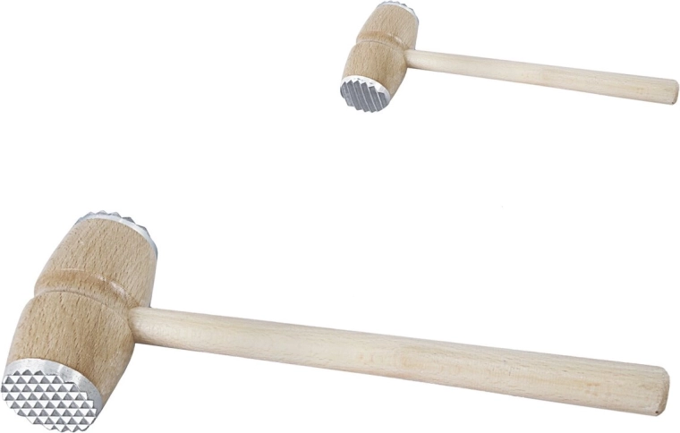 Vleeshamer hout en metaal