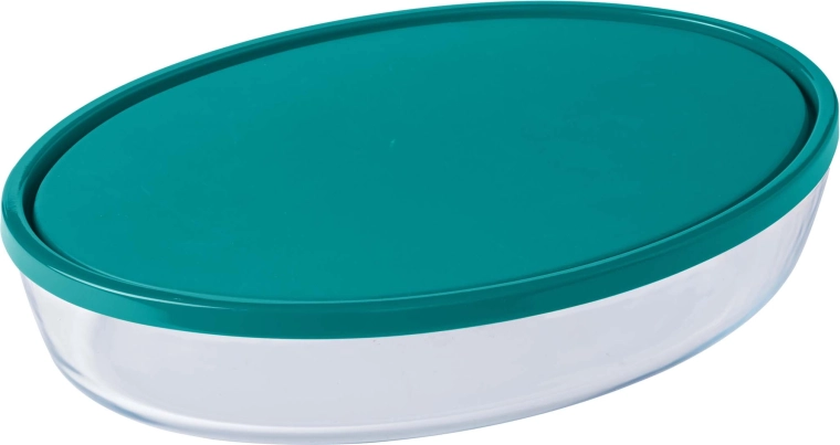Glazen ovenschaal Pyrex met deksel 3,1 l (35 × 24 × 6 cm)