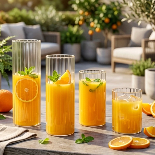 4 formaten voor verschillende dranken