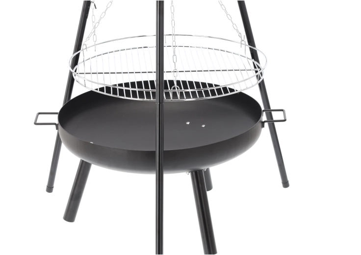 Traploze hoogteverstelling van het rooster