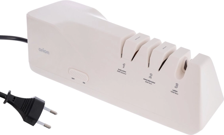Elektrische en handmatige messenslijper 3-in-1