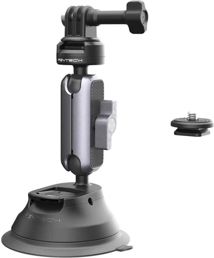 Zuignapbevestiging voor actiecamera's