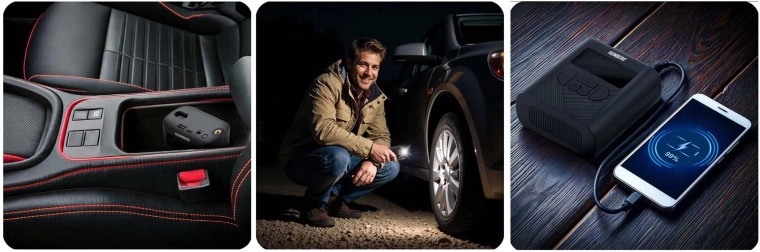 Powerbank en zaklamp met SOS voor noodgevallen