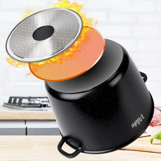 Universeel voor alle kookplaten, inclusief inductie