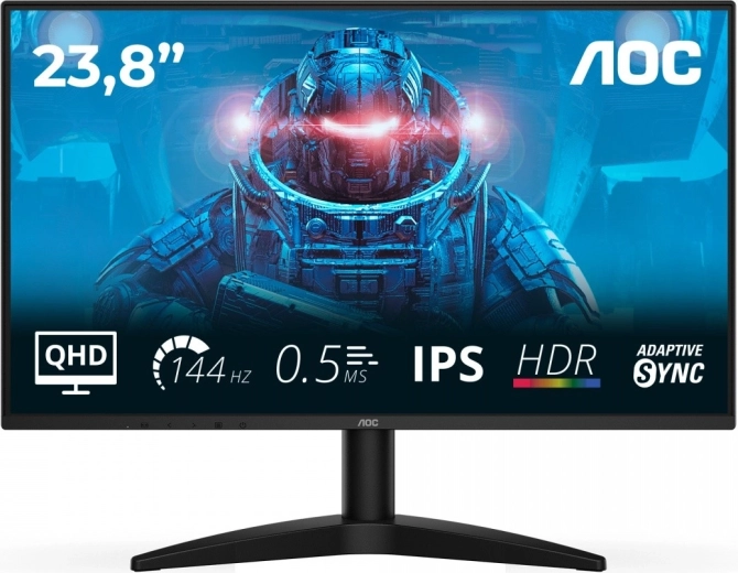 monitor 23,8" ips 144 hz met hdmi en displayport