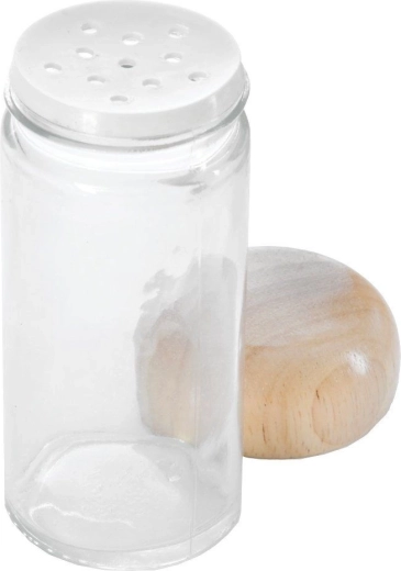 Glazen kruidenpotjes met deksel en zeef