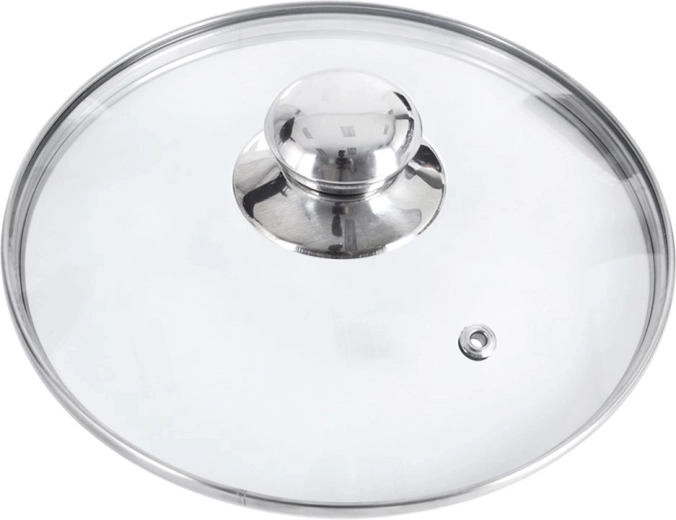 Roestvrijstalen rand en comfortabele greep