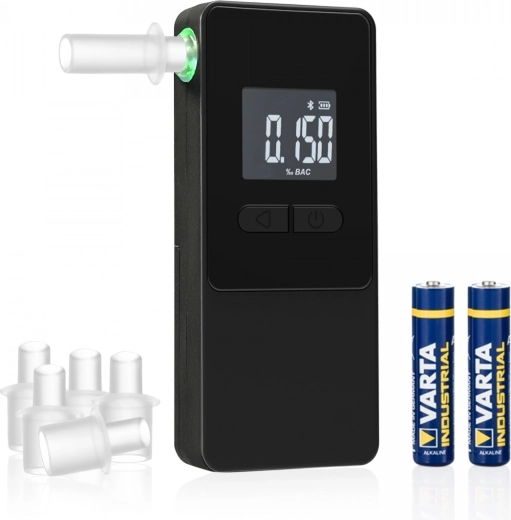 Alles klaar voor gebruik: mondstukken en batterijen in de verpakking