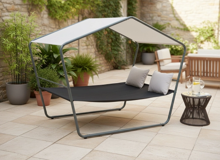 Zonnescherm tegen zon en motregen