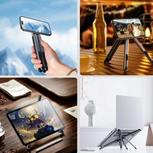 Multifunctioneel gebruik op bureau en onderweg