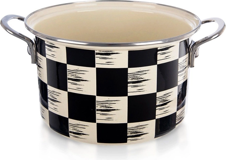 Geëmailleerde pan schaakbord 20 cm, 3 l
