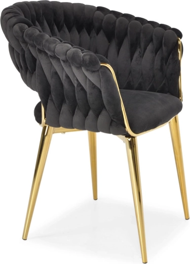 Luxe fluweel in diepzwart