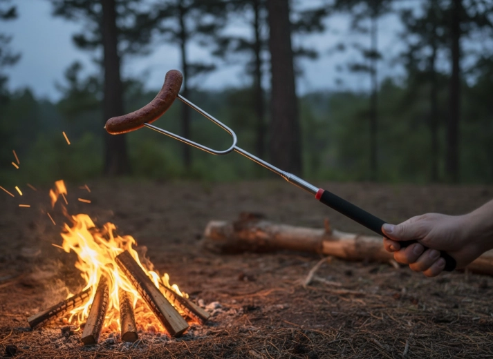 Veilige afstand tot de vlammen