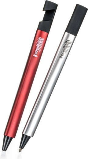 2-in-1 balpen met smartphone-standaard