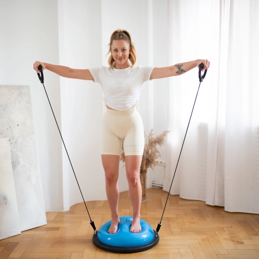 Bovenlichaamstraining met weerstandsbanden