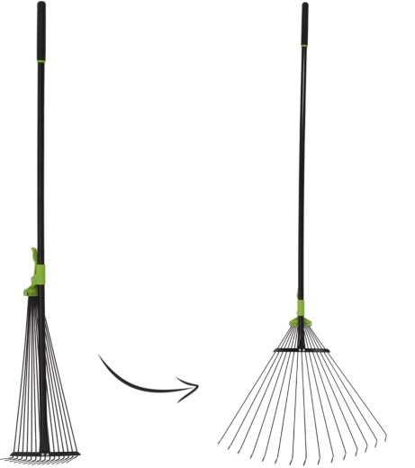 Verstelbare harkbreedte 20–59 cm