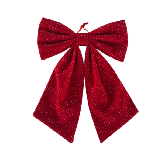 Kerststrik rood 40 × 65 cm