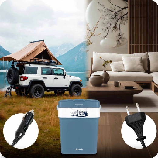 Dubbele voeding voor auto en netstroom