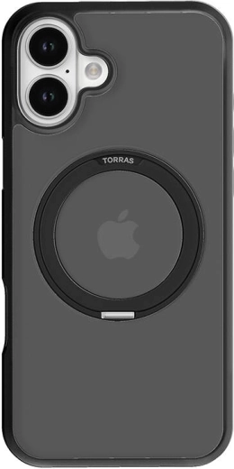 Beschermhoes TORRAS Ostand Pro voor iPhone 16 – zwart