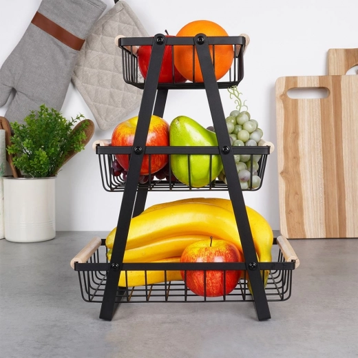 Ruimtebesparende driedelige indeling