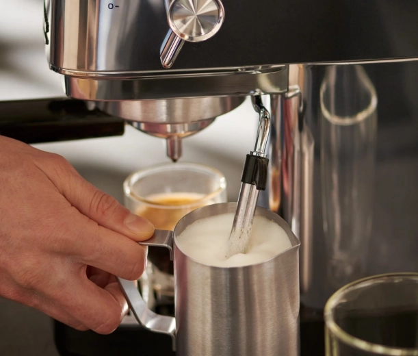 Stoompijp voor cappuccino en latte