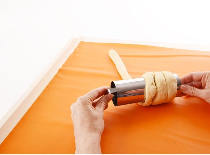 Gladde roestvrijstalen oppervlakte voor gelijkmatig bakken