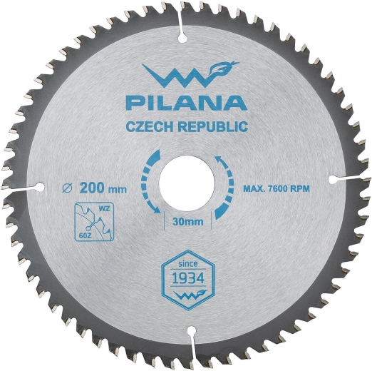 Zaagblad PILANA SK 5255 WZ 200 × 2,2 × 30, 60 tanden