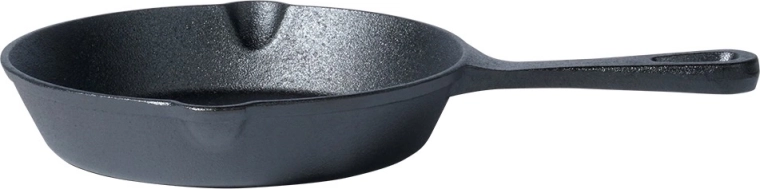 Massief gietijzer voor gelijkmatige warmte