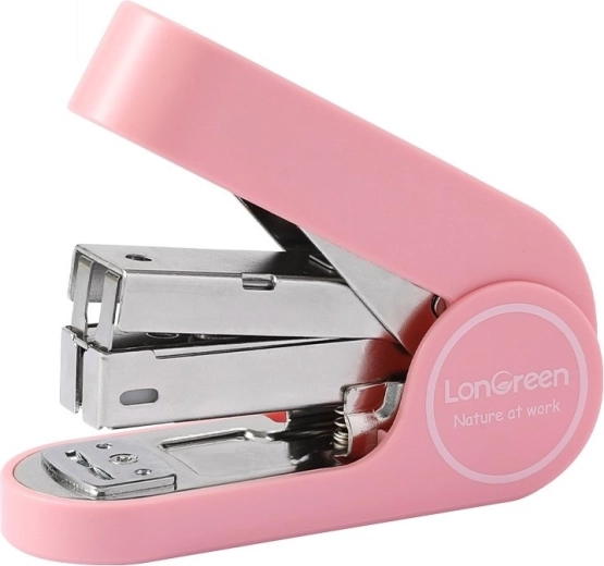 Nietmachine Deli LonGreen tot 25 vellen, roze