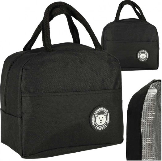 Thermo-isolerende lunchtas – zwart
