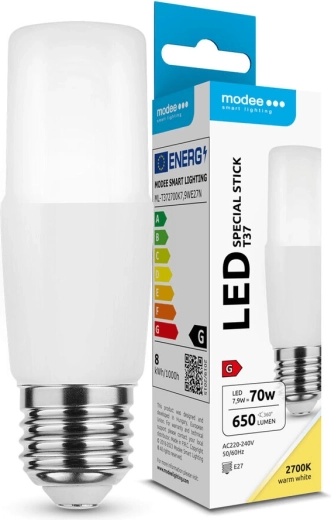 LED-lamp Modee Lighting Stick T37 E27 7,9 W 650 lm warm wit