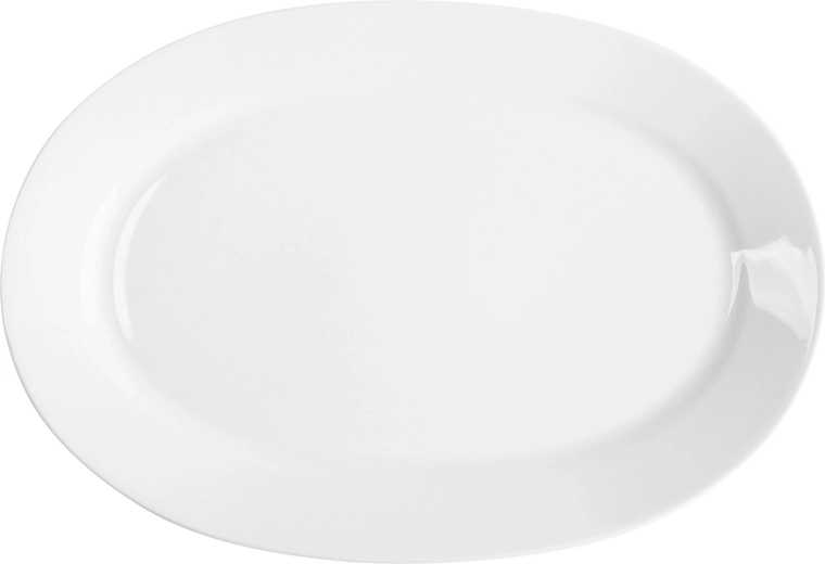 MariaPaula Klasyka witte ovale serveerschaal 33 cm