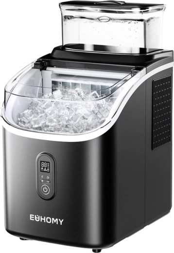 Euhomy IM005 compacte ijsblokjesmachine 15,4 kg/dag zwart