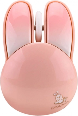 Draadloze muis MOFII Bluetooth met konijnenthema wit-roze