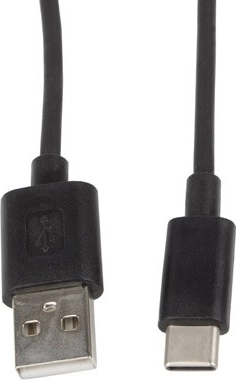Kabel USB-C -> USB-A M/M 1,8 m 2.0 zwart