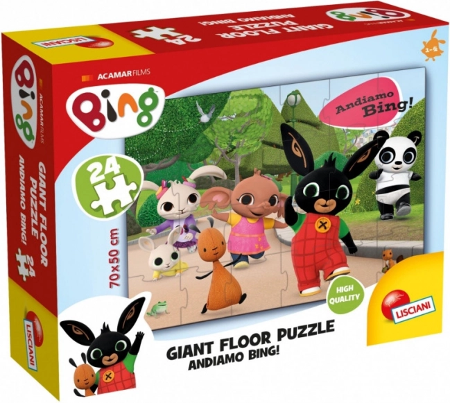 Grote vloerpuzzel BING 24 stukjes