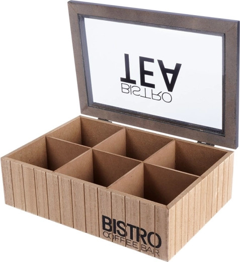 Overzichtelijke indeling in 6 vakken