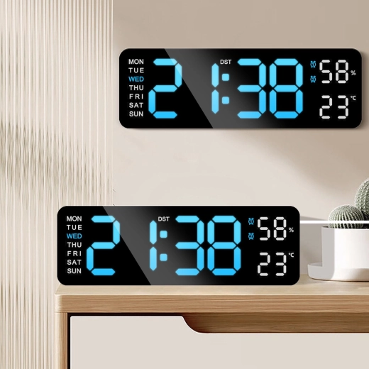 Luid alarm en SNOOZE voor comfortabel wakker worden