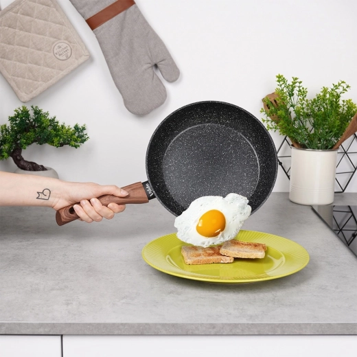 Antiaanbak granieten oppervlak voor gezond koken